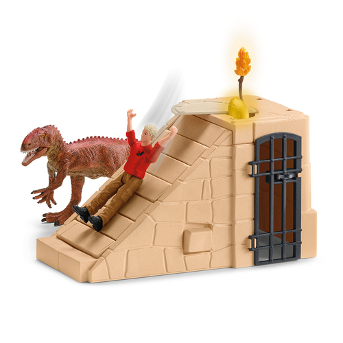 Schleich Dinosaurs - Megaset Dinotempelverovering speelfiguur, afbeelding 5