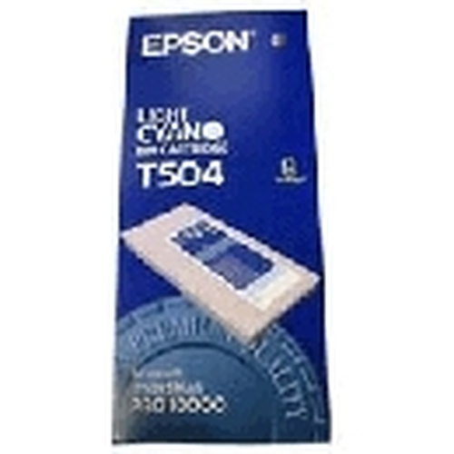 Epson Tinta cian claro T504