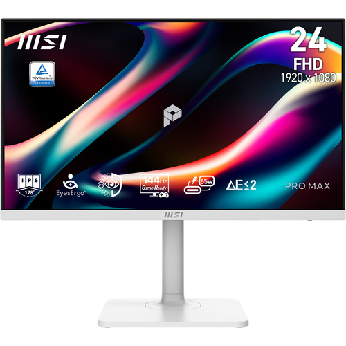 MSI PRO MAX 241PHW E14 монитор для ПК 60,5 cm (23.8") 1920 x 1080 пикселей Full HD ЖК Белый
