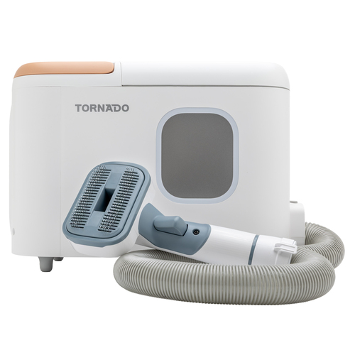 TORNADO VCRMCWC 5-in-1 Pet Robot Vacuum with Self-Emptying Base, Laser Navigation & Grooming Kit – image 2