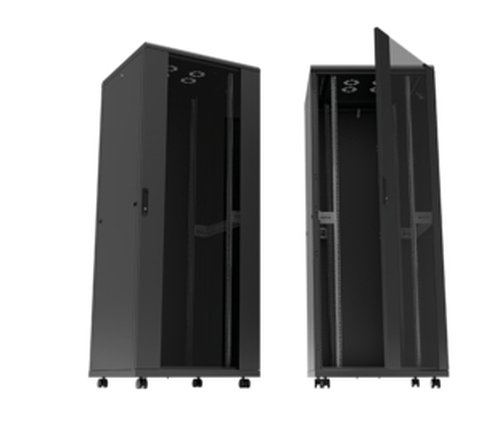 LogiLink D32S68B rack cabinet 32U Freestanding rack Black