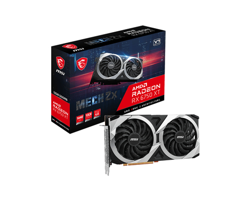 MSI RX 6750 XT MECH 2X 12G V1 AMD Radeon RX 6750 XT 12 GB GDDR6