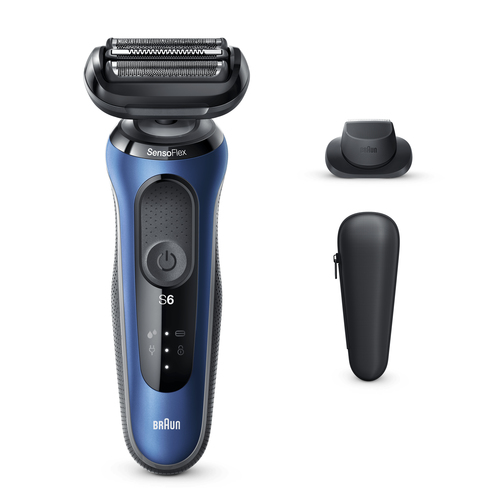 Braun Series 6 60-B1200s Foil shaver Trimmer Blue – image 1
