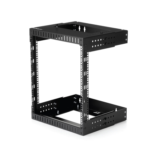 StarTech.com 12U 19 Wall Mount Network Rack - Adjustable Depth 12-20 Open Frame for Server Room /AV/Data/Computer Equipment w/Cage Nuts Rack Sort