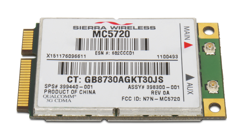 HP ev2210 1xEVDO-A Broadband Wireless Module