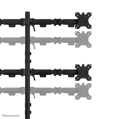 Neomounts NERO DS60-600BL2-2 Monitorarm Zwart, afbeelding 7