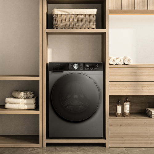 Hisense WD3S8043BT3 washer dryer Freestanding Front-load Titanium – image 3