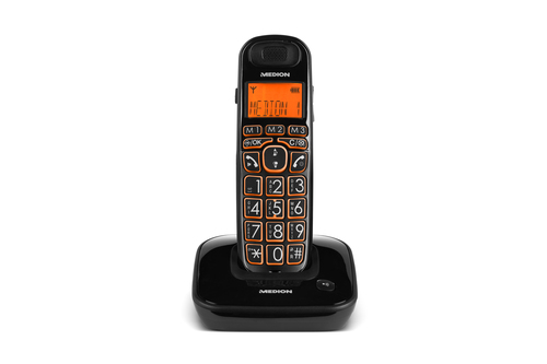 MEDION E63197B DECT telephone Caller ID Black – image 3