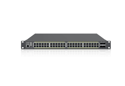 Switch Poe de 48 Puertos Gigabit y 4 Puertos SFP Administrable en la Nube Hasta 740 W Capa 2 Soporta PoE 802.3 at/af ECS1552FP - Código: ECS1552FP | Compra en Guadalajara