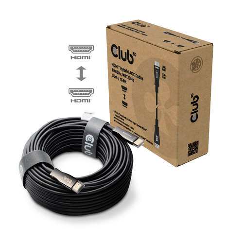 Club 3D HDMI Hybrid AOC kabel 8K60Hz/4K120Hz 50m, afbeelding 9