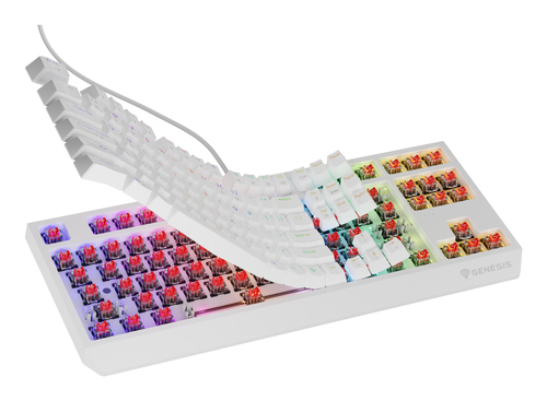 GENESIS Thor 230 TKL White Outemu Red – image 5