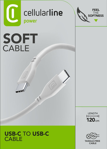 Cellularline 8018080430749 USB кабель 1,2 m USB C 60 W Серый