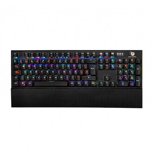 Deep Gaming DeepSolid keyboard USB QWERTY Spanish Black – image 5