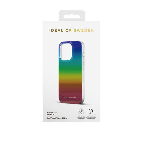 iDeal of Sweden Mirror Case iPhone 15 Pro Rainbow – image 4