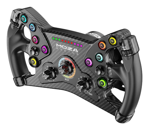 MOZA KS Formula Steering Wheel - GT‑style 300 mm - RGB knoppen - magnetische paddles - voor PC - zwart, afbeelding 3