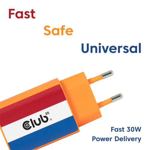 CLUB3D Leeuwen lader USB‑C® 30Watt – image 2