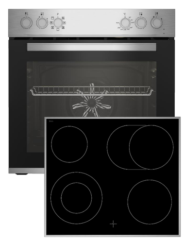 Beko BBUE12020X cooking appliance set Ceramic hob Electric