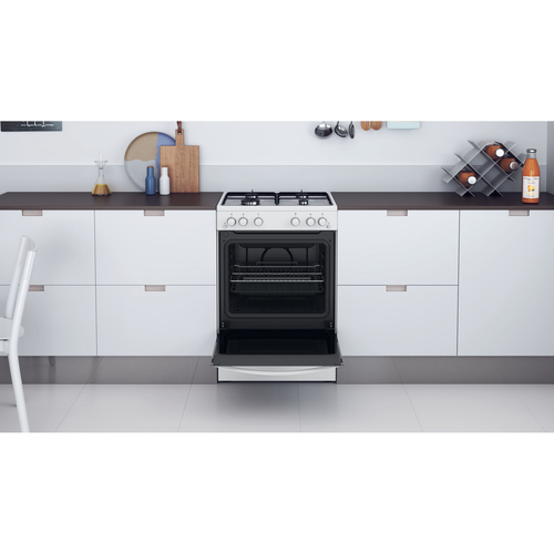 Indesit IS67G1PMW/UK cooker Freestanding cooker Gas White – image 5