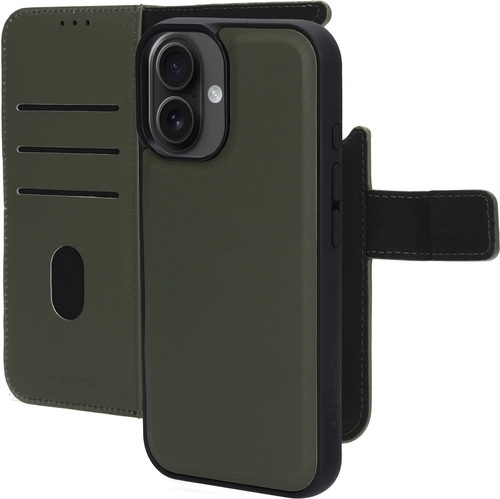 Mobiparts Leather 2 in 1 Wallet Case Apple iPhone 16 Green – image 1