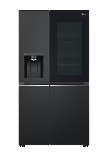 LG InstaView GSGV91EVAD side-by-side refrigerator Freestanding