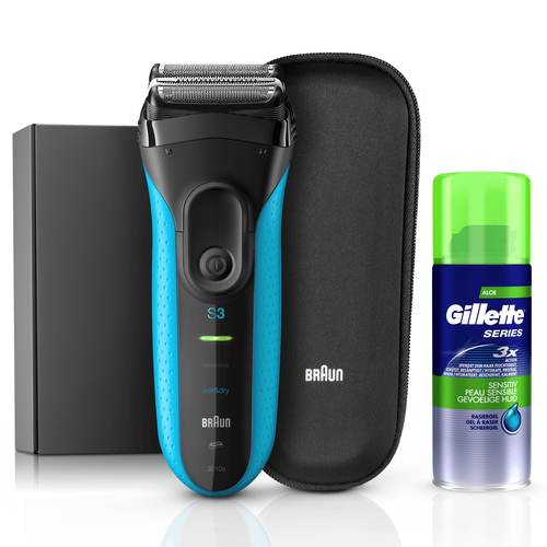 Braun 81645093 men's shaver Foil shaver Trimmer Black, Blue