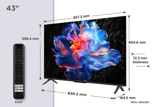 Tcl 43V6C UK 43 4K Ultra HD Hdr Smart Direct LED TV Dolby Vision Dolby - image 3