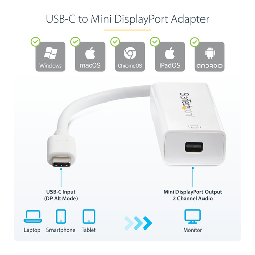 StarTech.com USB-C to Mini DisplayPort Adapter - 4K – image 9