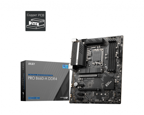 MSI PRO B660-A DDR4 материнская плата Intel B660 LGA 1700 ATX