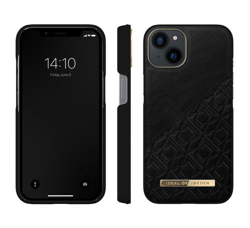 iDeal of Sweden Atelier Case iPhone 13 Embossed Black – image 3