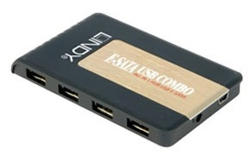 Lindy 7-Port USB 2.0 eSATA Hub