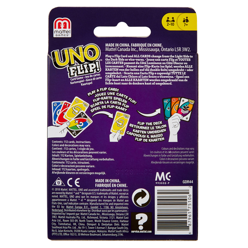 Mattel Games UNO Flip! Juegos de cartas (Mattel GDR44)