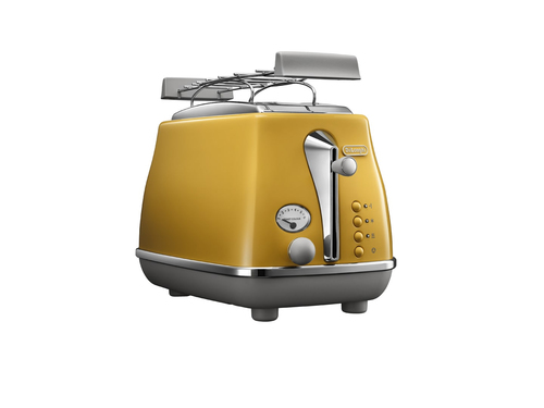 De’Longhi Icona Capitals 2 ломтик(а) 900 W Желтый