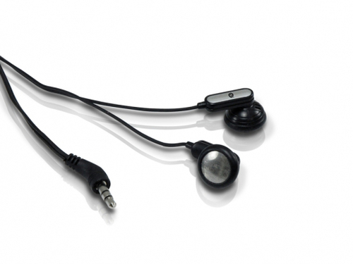 Conceptronic CHEADPHBL headphones/headset Wired In-ear Music Black
