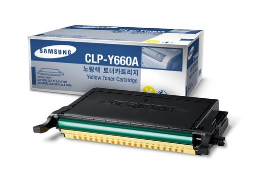 Samsung CLP-Y660A toonerikassett 1 tk Originaal Kollane