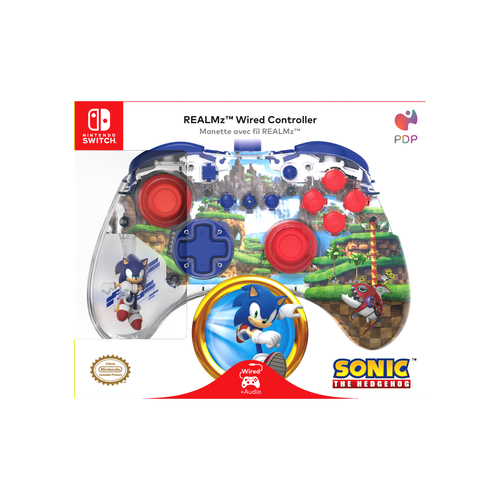 PDP REALMz Wired Controller: Sonic Green Hill Zone, For Nintendo Switch & Nintendo Switch - OLED Model – image 8
