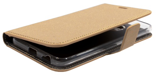 Mobiparts Saffiano Wallet Case Samsung Galaxy J4 (2018) Gold – image 5