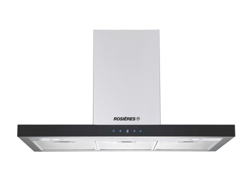 Rosieres RHP90TX Wall-mounted Black, Stainless steel 504 m³/h – image 1