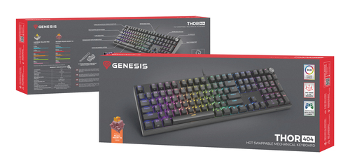 GENESIS Thor 404 US Outemu Silent Peach – image 9