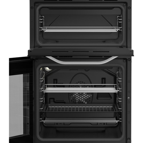 Hotpoint HDE5VDCW 50cm Wide Double Oven Electric Cooker with Ceramic Hob - White - A/A Rated, White - image 4