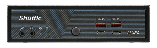 Shuttle Slim AI PC DN11H5 Intel Core Ultra 5 125H, Intel Arc graphics, 2xHDMI, 2x DP, 4x 2.5Gbit LAN, afbeelding 2