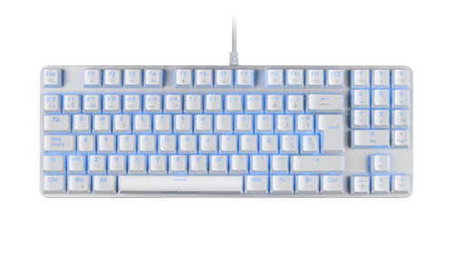 Mars Gaming MKREVOPROWRPT White, Mechanical RGB Gaming Keyboard, TKL+ NUM, Red Switch, Portuguese – image 5