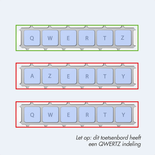 Accezz QWERTZ Bluetooth Keyboard Bookcase Samsung Galaxy Tab A9 Plus, afbeelding 5