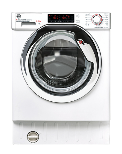 Hoover H-WASH 300 PRO HBDO485TAMCE/1-S washer dryer Built-in Front-load White – image 1
