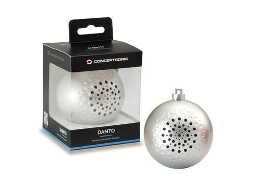 Conceptronic DANTO Wireless Bluetooth Speaker, silver – image 2
