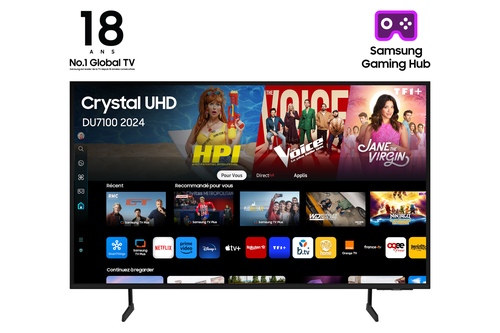 Samsung TU60DU7100K 152.4 cm (60") 4K Ultra HD Smart TV Wi-Fi Black