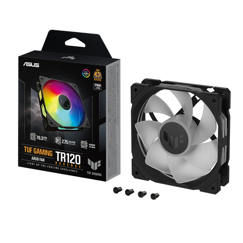 ASUS TUF Gaming TR120 ARGB Reverse case fan, afbeelding 9