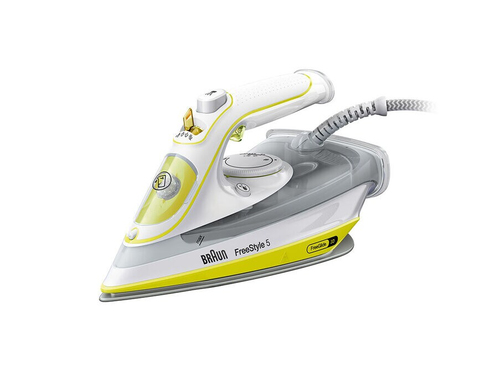 Braun SI 5016 YL Steam iron Ceramic soleplate 2600 W White, Yellow