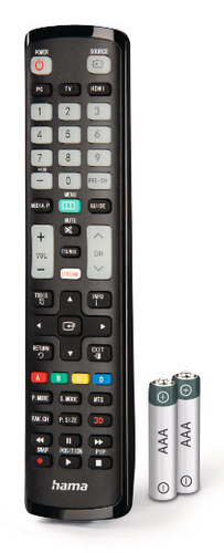 Hama Universal Remote Control voor Samsung TVs IR Teachable Illuminating Buttons Afstandsbediening Zwart, afbeelding 4
