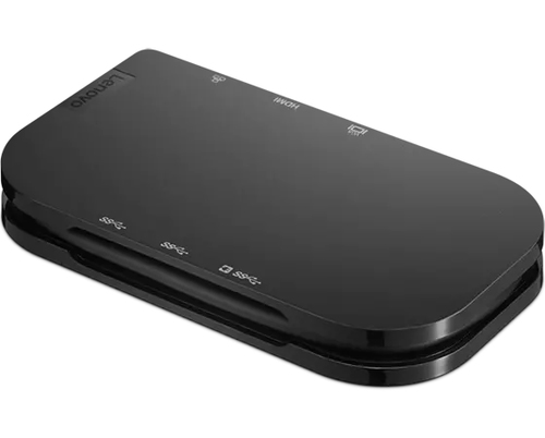 Lenovo 4X91H02421 interface hub USB Type-C 5000 Mbit/s Black