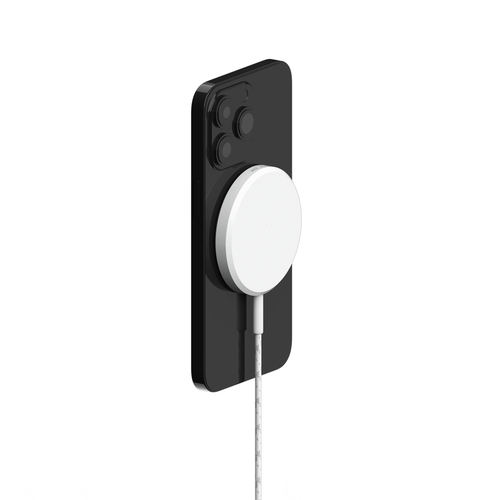 Unisynk Magnetic Wireless Charger Qi2,15W, White 2m – image 3